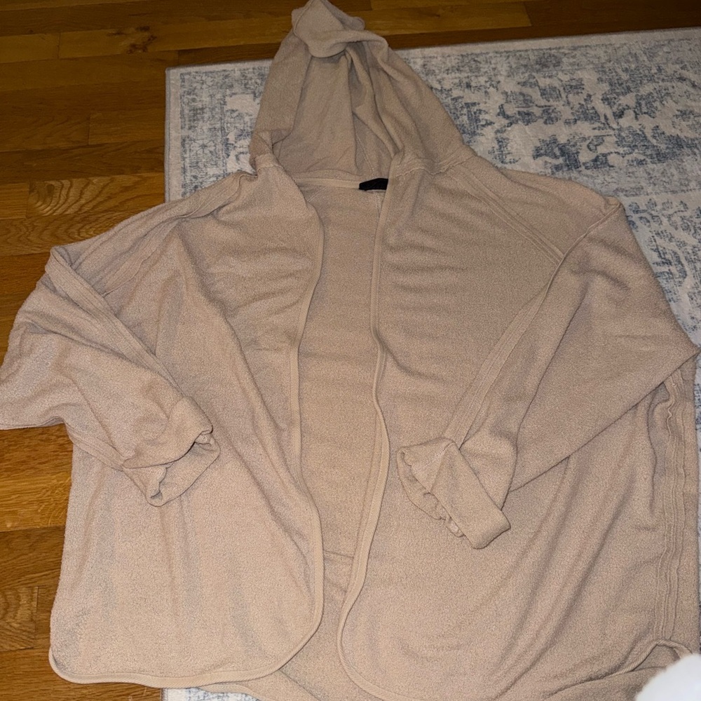 Urban Outfitters Tan Hooded Cardigan